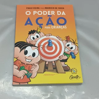 livro o poder da ação para criança - turma da Mônica