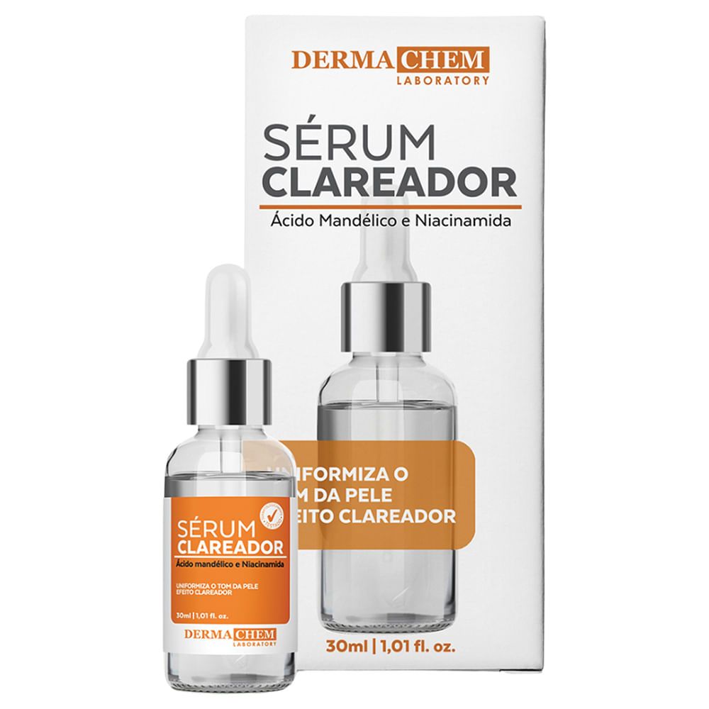Dermachem Sérum Clareador Hidratante Facial Melasma Clear - 30ml ...
