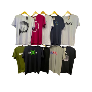 Kit 10 Camiseta Masculina Camisa Blusa100% Algodão, Malha Premium e Cores Versáteis Promoção