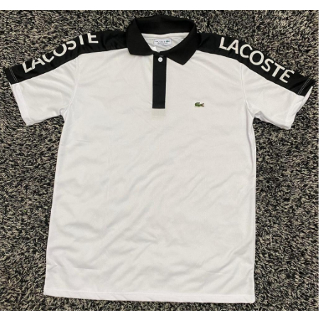 Camisa Polo Lacoste Ultra Dry Fit Faixa No Ombro Edição Limitada ...