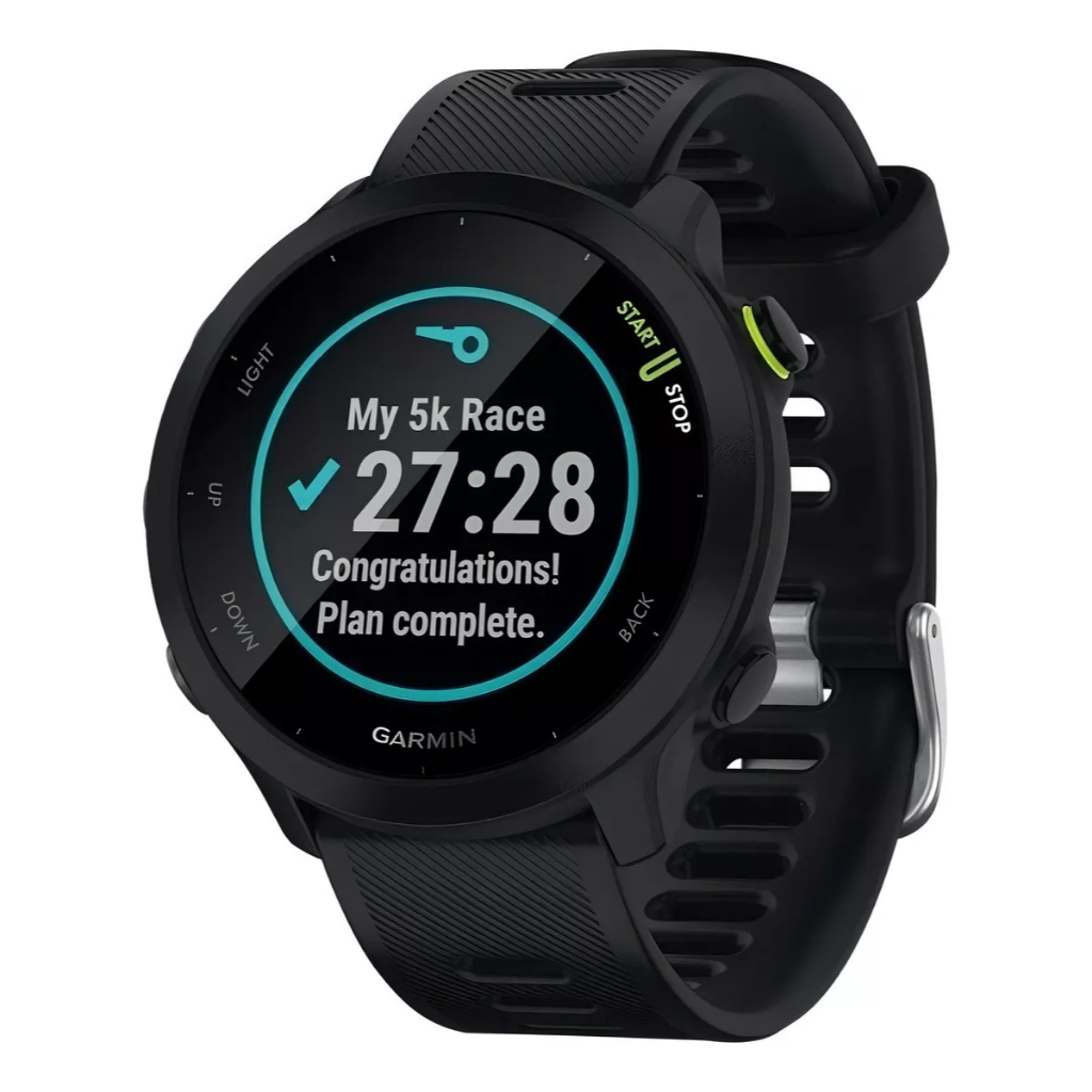 Relógio Garmin Forerunner 55 Preto, pulseira Black | Shopee Brasil