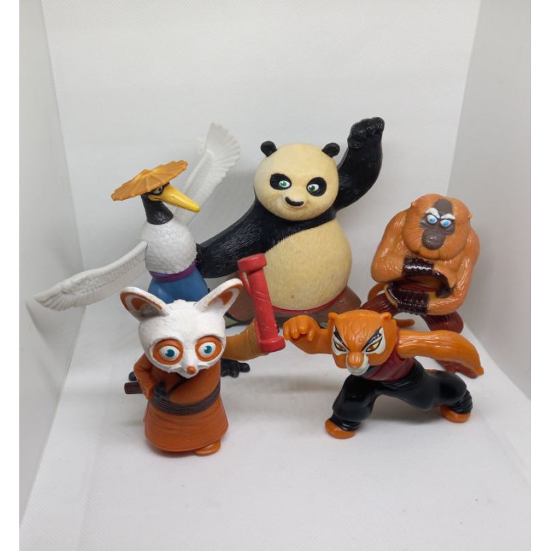 Conjunto 5 bonecos Kung-Fu Panda McDonald's | Shopee Brasil