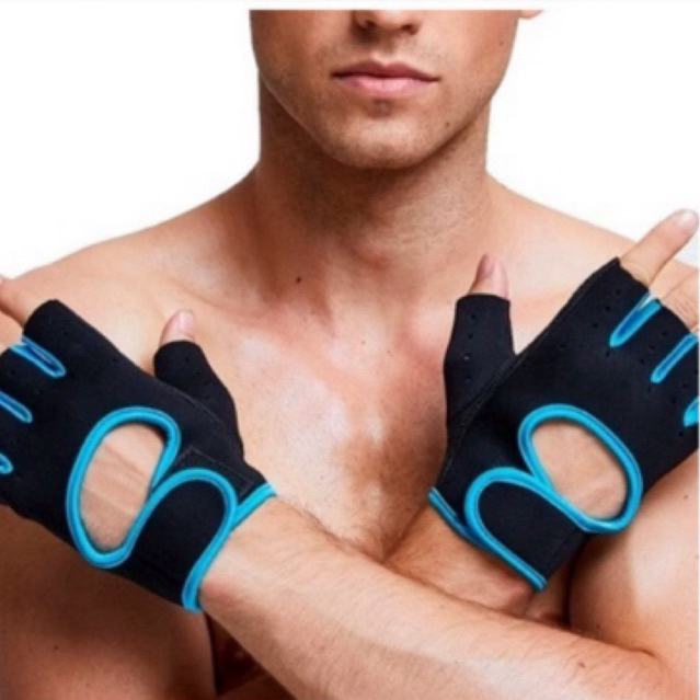 Luva de Academia Antiderrapante Feminina E Masculina Par de Luva ...