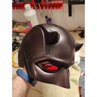 Capacete Demolidor Decoração Nerd Mascara Daredevil Fantasia