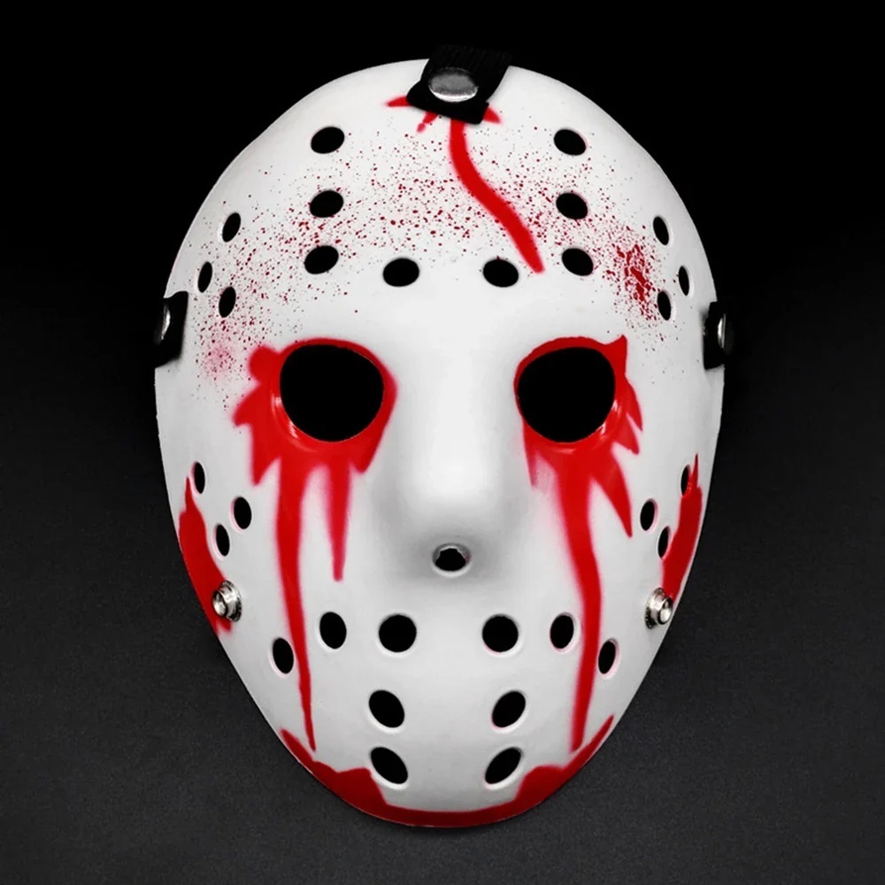 Máscara Jason Friday The 13th Amarelada Acessório para Fantasia