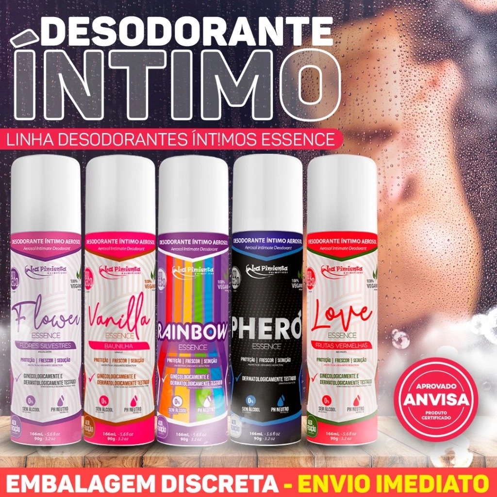 DESODORANTE OU SABONETE ÍNTIMO AFRODISÍACO PARA ATRAÇÃO LINHA ESSENCE