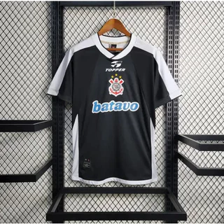 Camisa Dry Fit Home Retrô Preta Edição Comemorativa SCCP