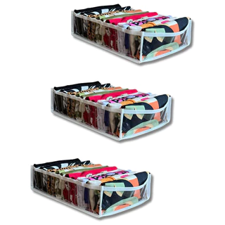 Kit 3 Colmeia Organizadora G Grande para Camisetas Organizador Blusas Porta Camisa Dobrada Blusinhas