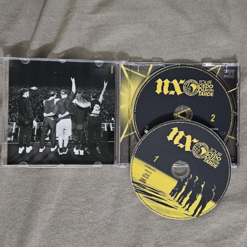 その他 CD CD Nx Zero - Tour Cedo ou Tarde Ao Vivo (2024) CD Duplo | Shopee
