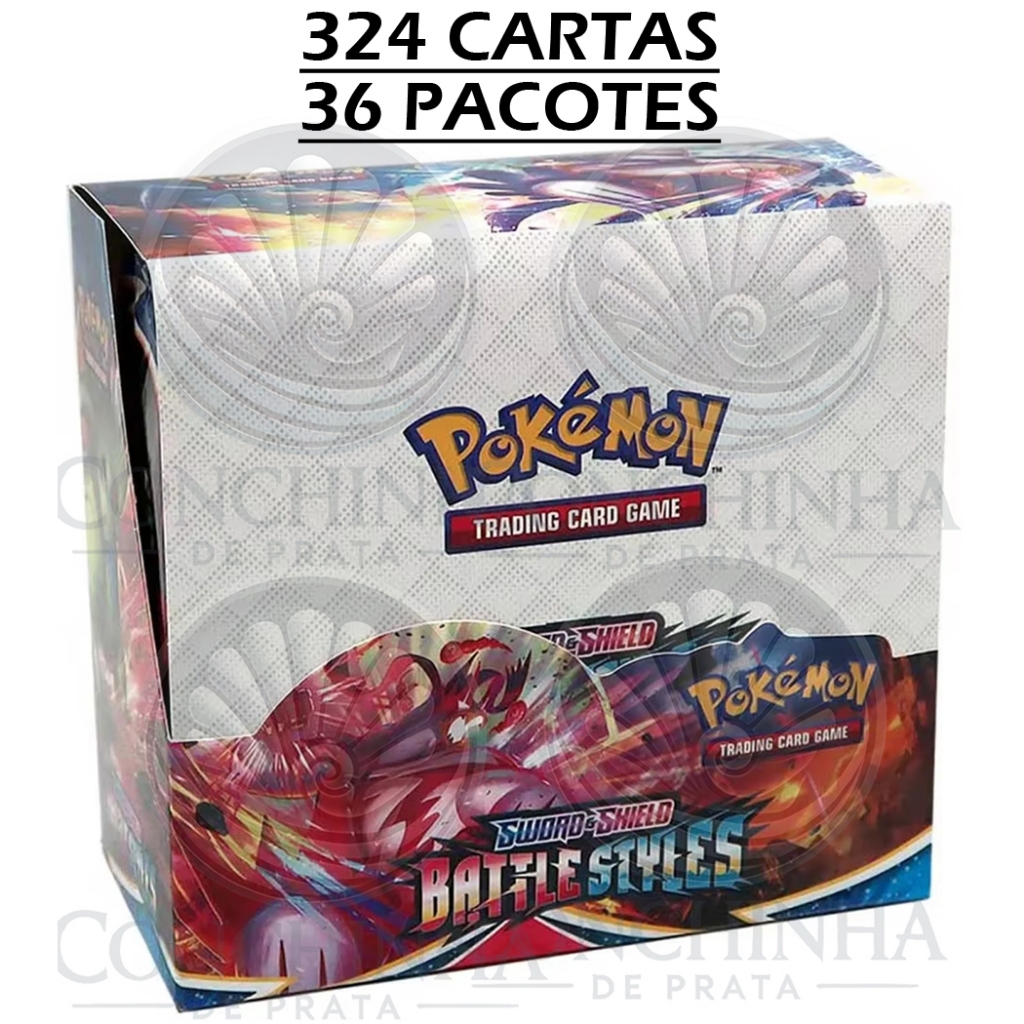 Caixa de Cartas Pokemon Coleção TCG, 324 Pçs, Versão em Inglês | Shopee ...