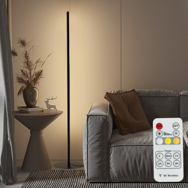 Luminária de Piso c/ LED Chão Canto Estilo Industrial ALD-AD01