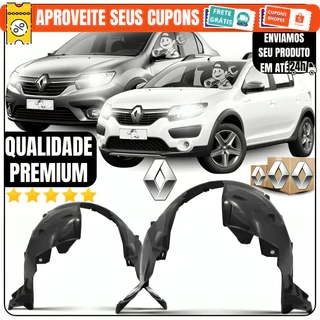 Par\Dir\Esq Parabarro Diant Renault Sandero Logan 2014 á 2024 Todos Os Modelos