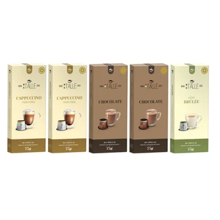 Cápsulas Nespresso Cappuccino Chocolate Café Italle 50 Unid