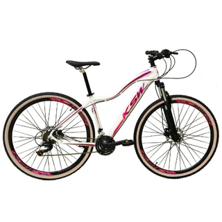 Bicicleta Feminina Aro 29 Ksw Mwza Shimano 24v K7 Freios Hidráulicos Garfo Trava Pneu Faixa