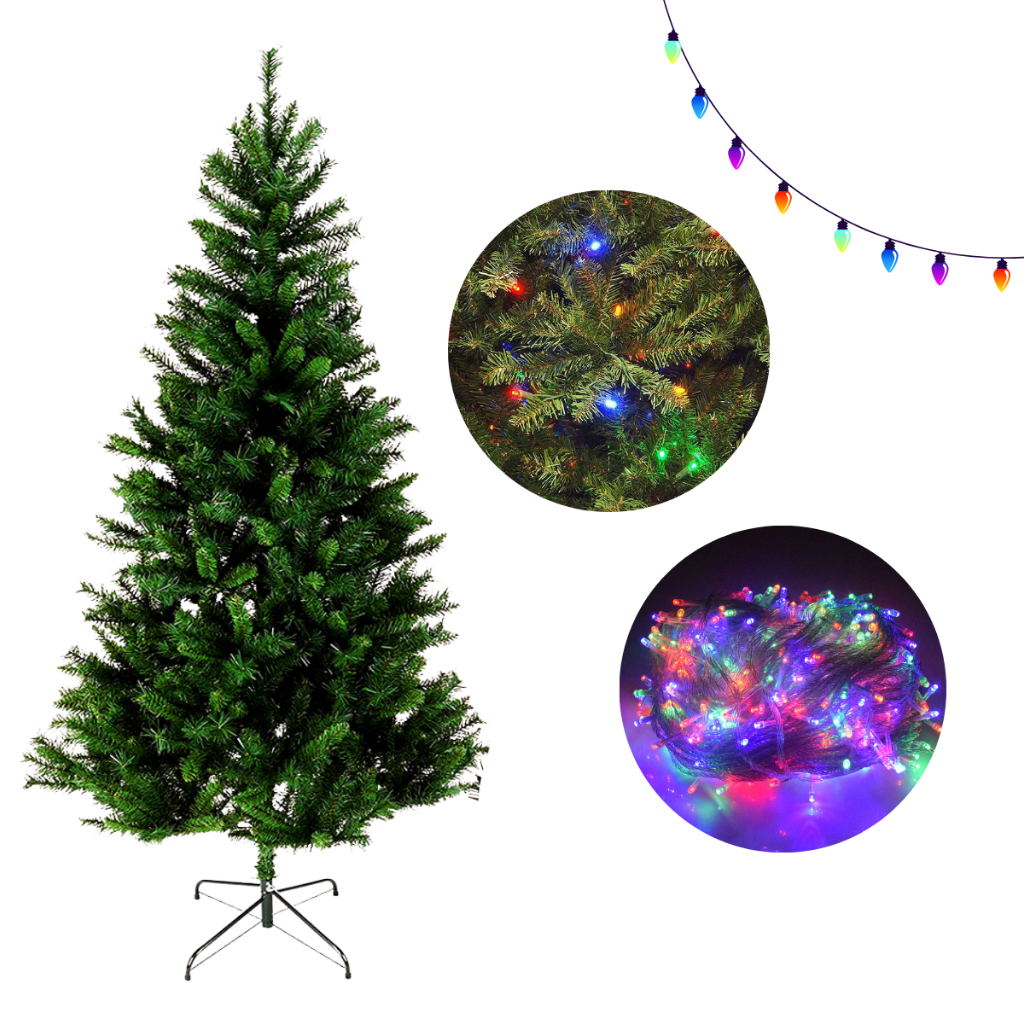 Árvore Natal Tradicional Pinheiro Verde 1,50 Metros Premium Cheia