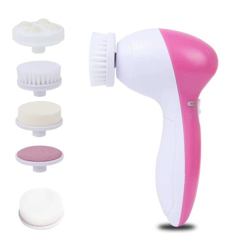 Escova Elétrica Limpeza Massageadora Facial Esfolia ção 5-em 1-RS63