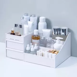 Organizador de Mesa Multiuso com Gavetas, Para Escritório, Maquiagem Com Utilidades