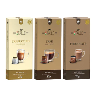 Cápsula Nespresso Chocolate Cappuccino Cacau Café Italle 30 Capsulas