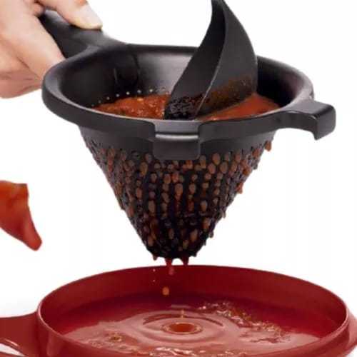 Escorredor Funil Tupperware Preto | Shopee Brasil