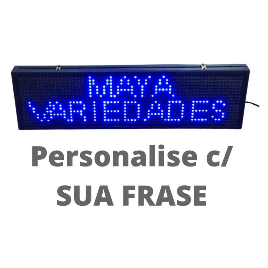 Painel Letreiro De Led Digital Frases Promoção Usb 70*20 | Shopee Brasil
