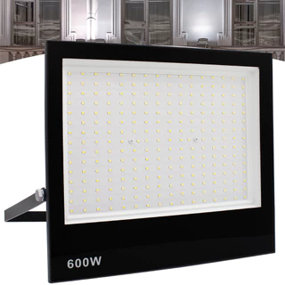 Refletor Holofote Led 600w Ip66 Prova D'água Bivolt Luz Branco Frio
