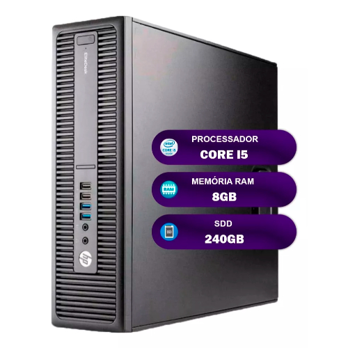 Cpu Hp Elitedesk 800 G1 Sff I5 8gb Ssd 240gb Wifi Office | Shopee