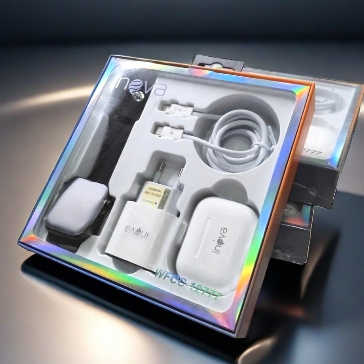 Relogio Smartwatch KIT 4 em 1 (fone/carregador/cabo I6) | Shopee Brasil