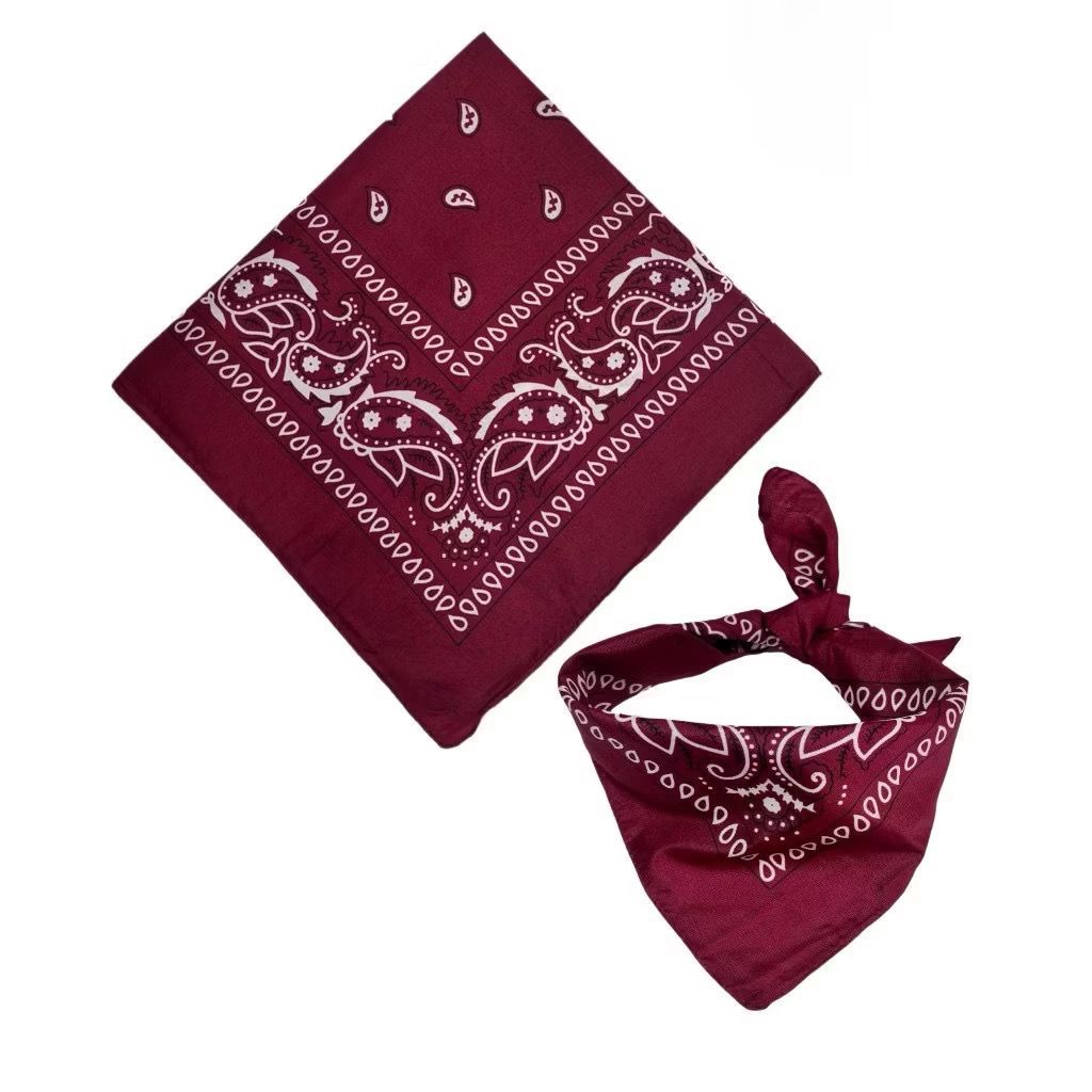 Bandana Lenço Coloridos Versátil Cowboy Masculino E Feminino