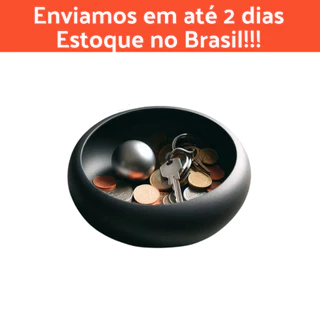 Tigela Bowl Porta Chaves Moedas Doces Joias Bandeja Diversas Cores 3D Redondo