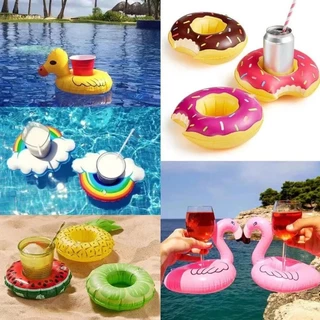 KIT 10 Porta Copo Lata Boia Inflável Para Piscina Praia Diversas Variações em Oferta na Shopee