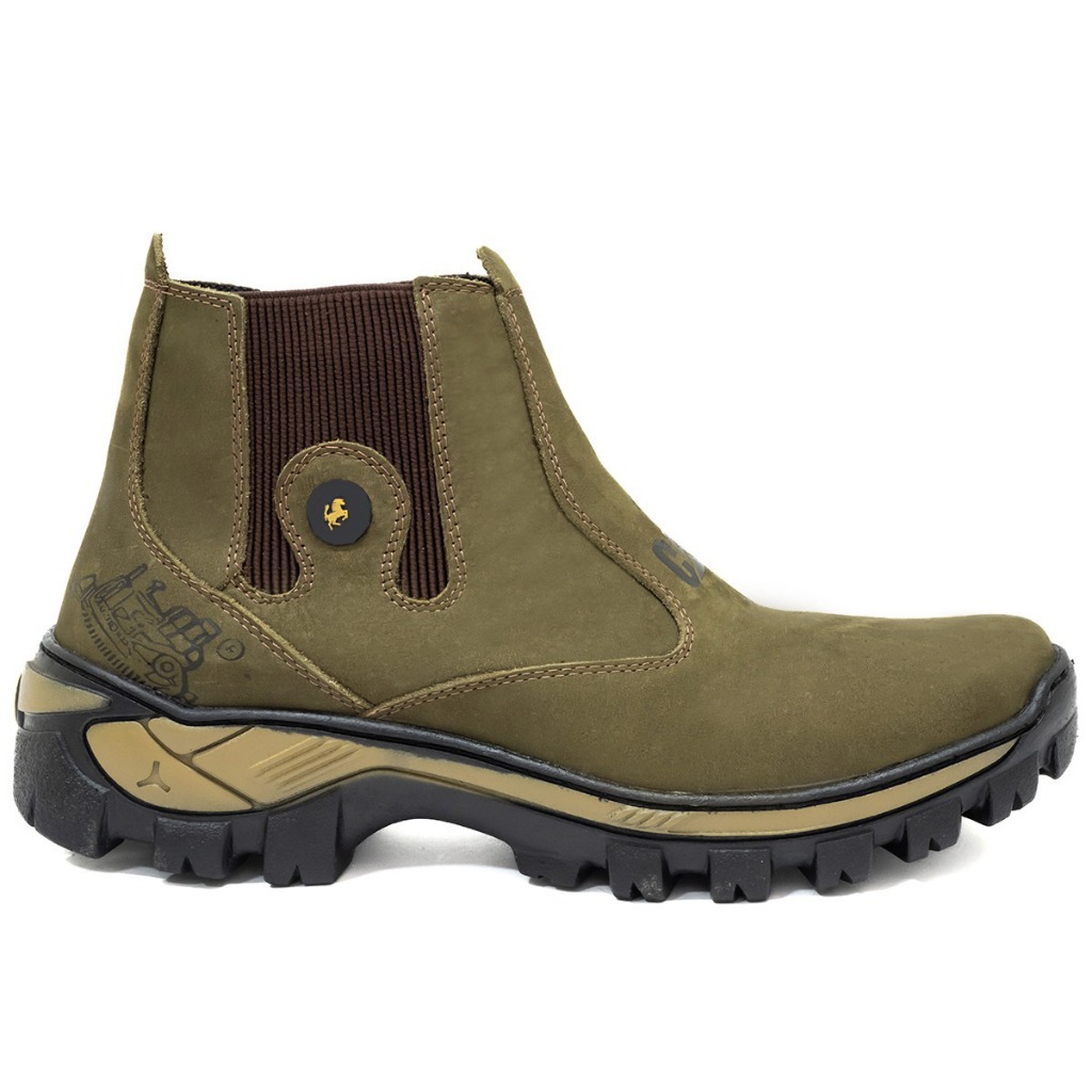 Botina Bota Masculina Colosso Sola Tratorada Lançamento | Shopee Brasil