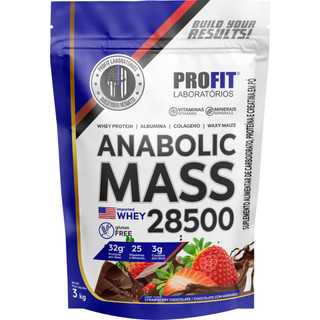 Hipercalórico Anabolic Mass 28500 3kg para Ganho de Peso - Profit Laboratórios — foto 7 — Achou Levou Brasil