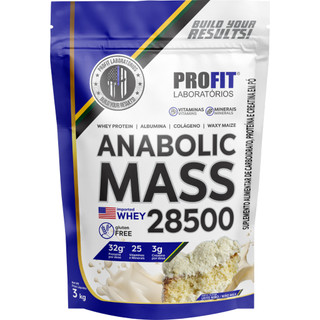 Hipercalórico Anabolic Mass 28500 3kg para Ganho de Peso - Profit Laboratórios — foto 6 — Achou Levou Brasil
