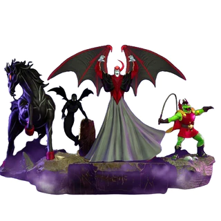 Vingador e Personagens Caverna do Dragão Figure Escultura