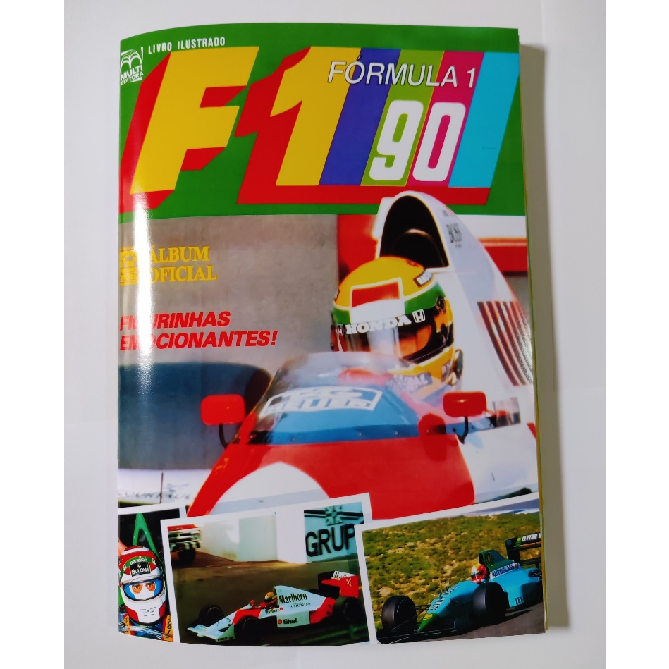 Álbum F1 - 1990 Fórmula 1 - Multi Editora | Shopee Brasil