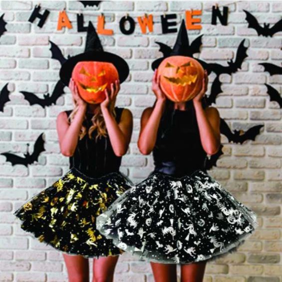 Saia de Tule Camadas fantasia Hallowen Dia Das Bruxas Shopee
