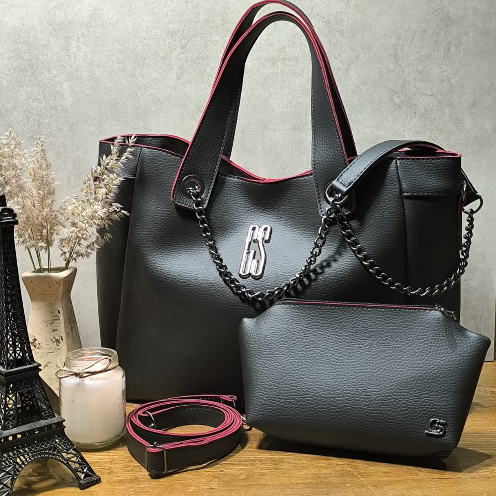 Bolsa Zíris Linha Premium,Bolsa Grande,Moda 4 Estações,Capacidade
