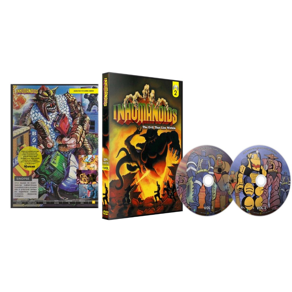 Dvd Inumanóides ( Inhumanoids) 1986 Série Completa + Filme | Shopee Brasil