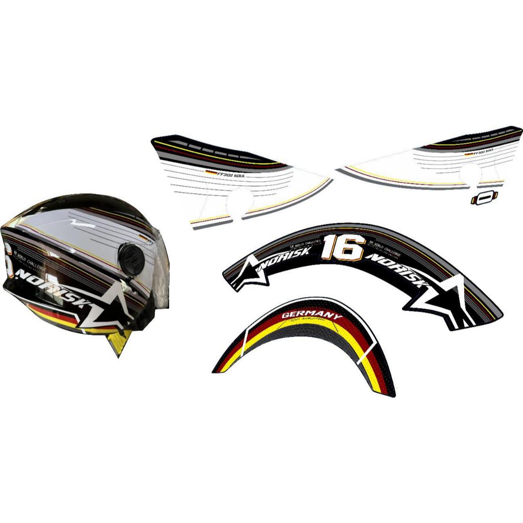 adesivo bandeira para capacete pro tork