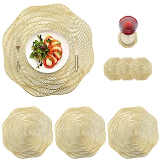 Modus Kit 8/12 Jogo Americano Sousplat Mesa Posto Jantar Contem Jogo De Mesa E Porta Copo