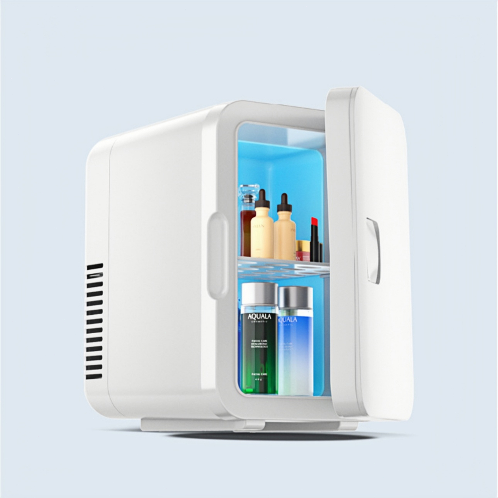 Frigobar Portátil Mini 6L Refrescante e Aquecedor para Cuidados com a Pele, Cosméticos e Bebidas - Ideal para Uso HA1901