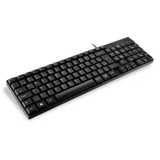 Teclado Multilaser Tc193 Qwerty Português Brasil Cor Preto