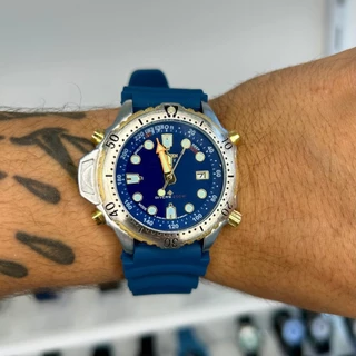 RELOGIO MASCULINO CITIZEN AQUALAND ANALÓGICO SERIE OURO C500 - ENVIO RAPIDO