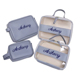 Bolsa kit 4 necessaire nomes BEBE MAMÃE organizadores maternidade em Oferta na Shopee