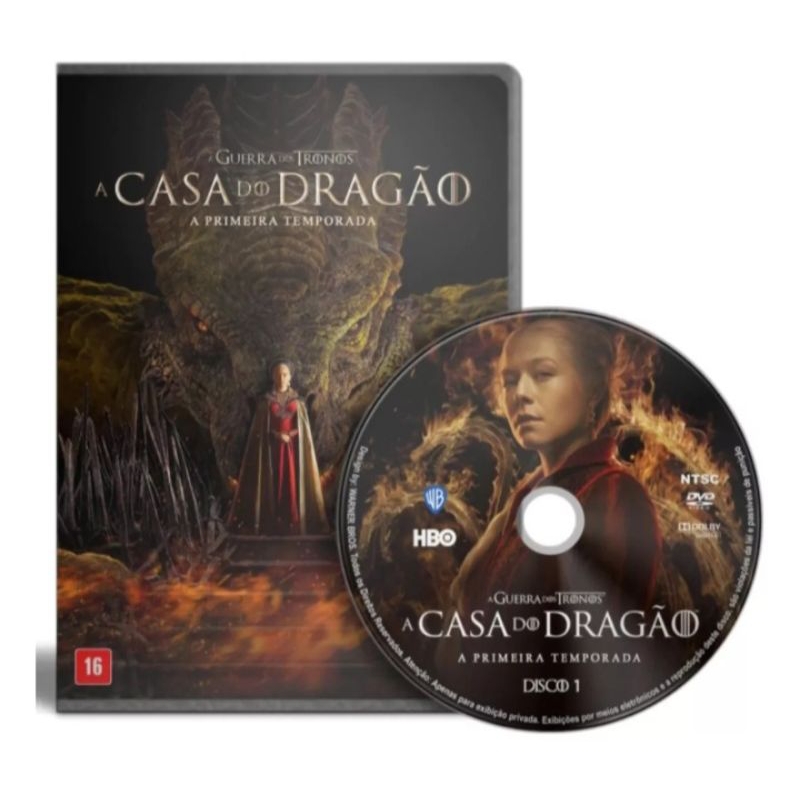 DVD A Casa do Dragão Serie Completa Autorada (2024), HD 1080P 5.1 DUAL POR 59.99