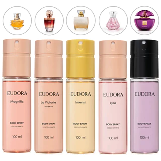 Combo Body Spray Eudora: Magnific, La Victorie Intense, Imensi, Lyra, Eudora