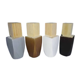 Pe para Guarda Roupa / Cômoda em Madeira Kit 8 Peças "Versatil e Pratico"