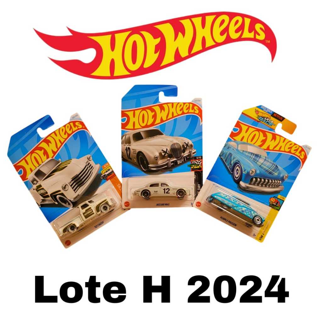 Carrinho HotWheels Lote H 2024