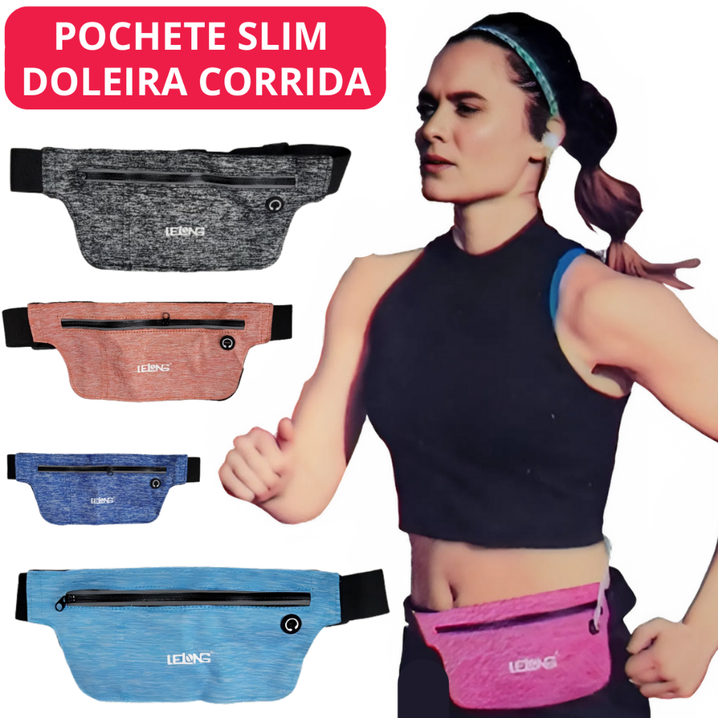 Pochete Ultra Slim Corrida Caminhada Doleira Academia Porta Celular