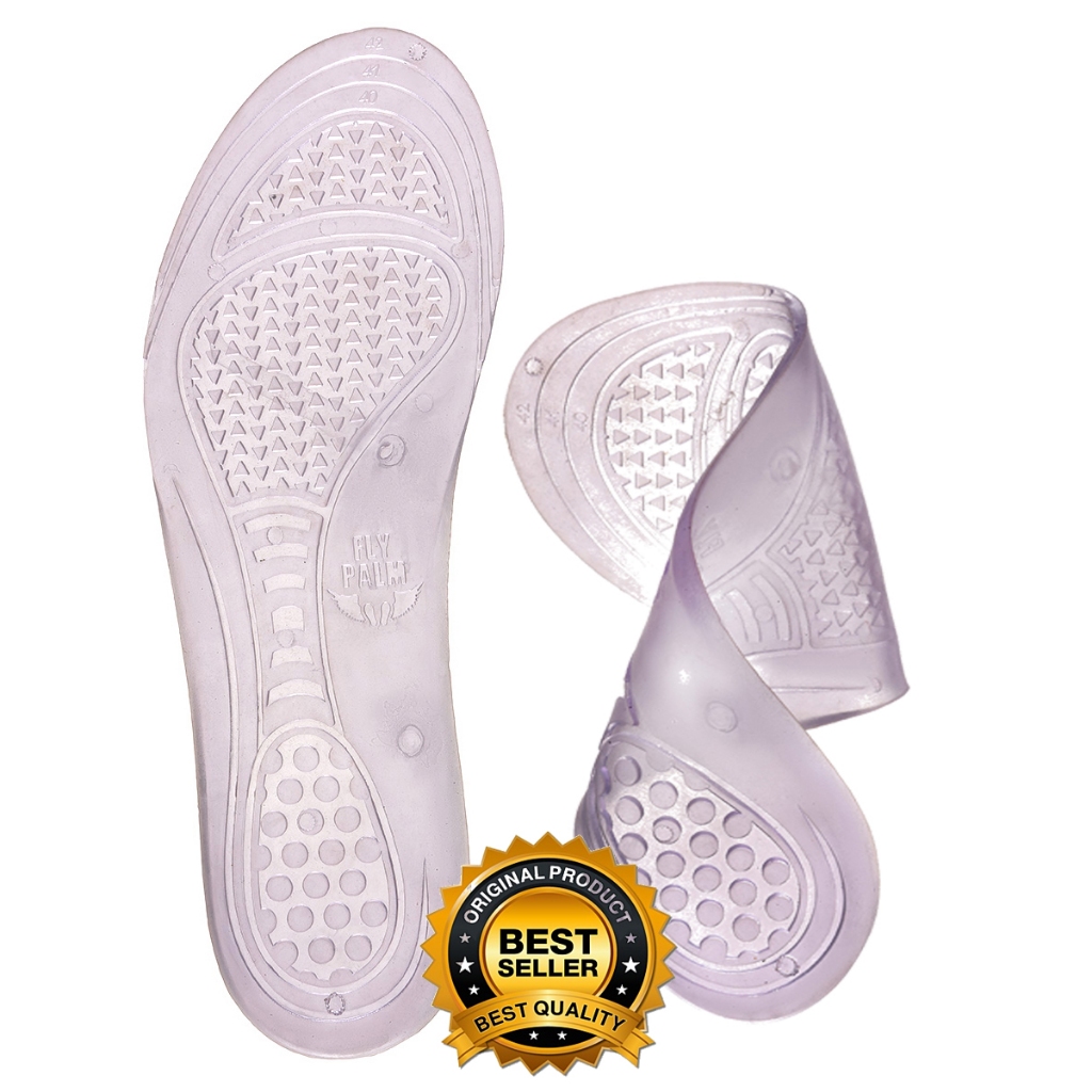 palmilha anatomica ortopedica anti impacto de gel premium